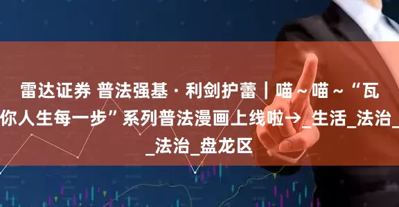 雷达证券 普法强基 · 利剑护蕾｜喵～喵～“瓦小喵伴你人生每一步”系列普法漫画上线啦→_生活_法治_盘龙区